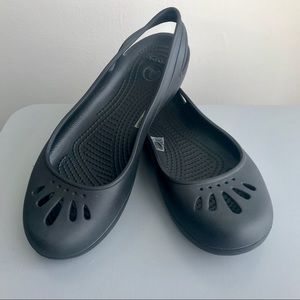 NWOB Crocs Thea sling back flats